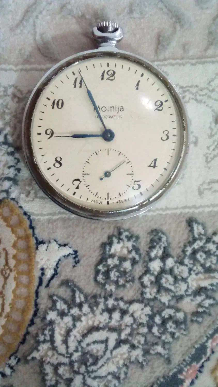 ساعت قدیمی جیبی|کلکسیون اشیاء عتیقه|رباطکریم, رباطکریم|دیوار