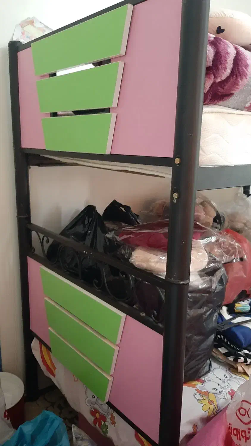 تخت خواب نوجوان فرفوژه|تخت و سرویس خواب|تهران, گیشا|دیوار