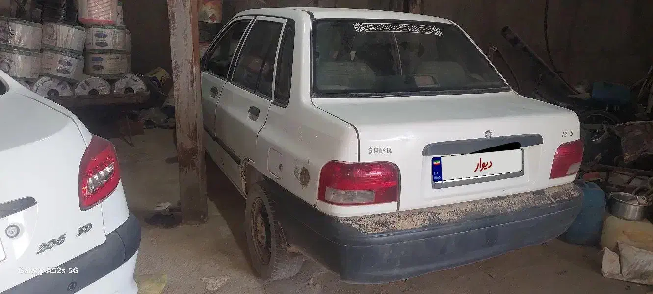 پراید مدل ۹۰ تک برگ سند بدون رنگ و تصادف|خودرو سواری و وانت|گلبهار, شهر جدید گلبهار|دیوار