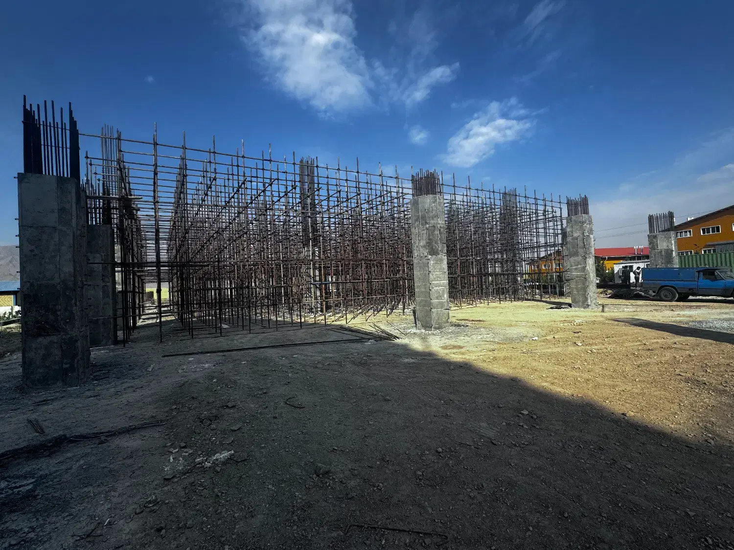 Metal scaffolding of the new structure داربست فلزی|خدمات پیشه و مهارت|تهران, کرمان|دیوار