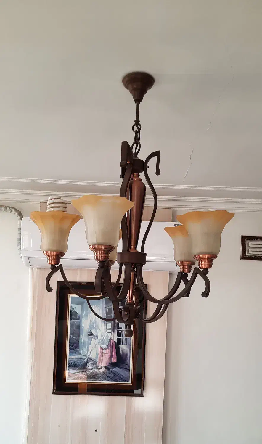 ۳ عدد لوستر سقفی|لوستر و چراغ آویز|اصفهان, ملکشهر|دیوار