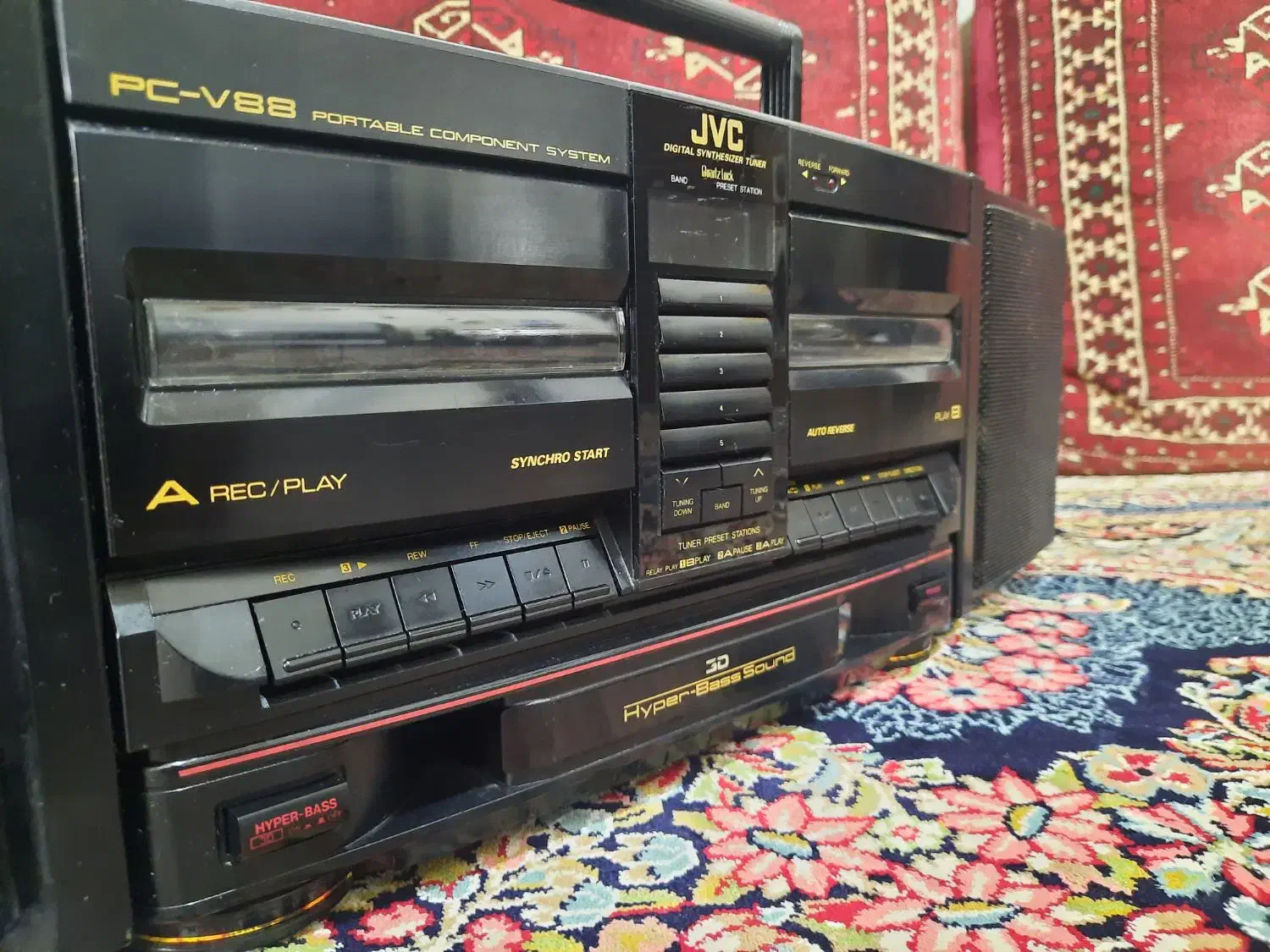 رادیو ظبط استریو جی وی سی در حد آکبند  عتیقه|سیستم صوتی خانگی|تهران, افسریه شمالی|دیوار