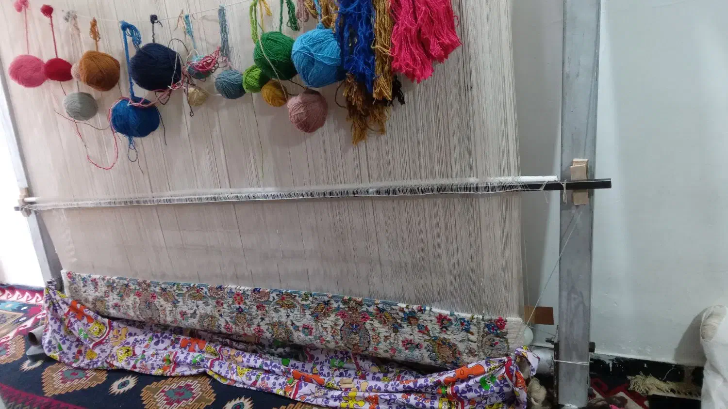 یک جفت قالی دستبافت ۶ متری|فرش|کرمانشاه, |دیوار