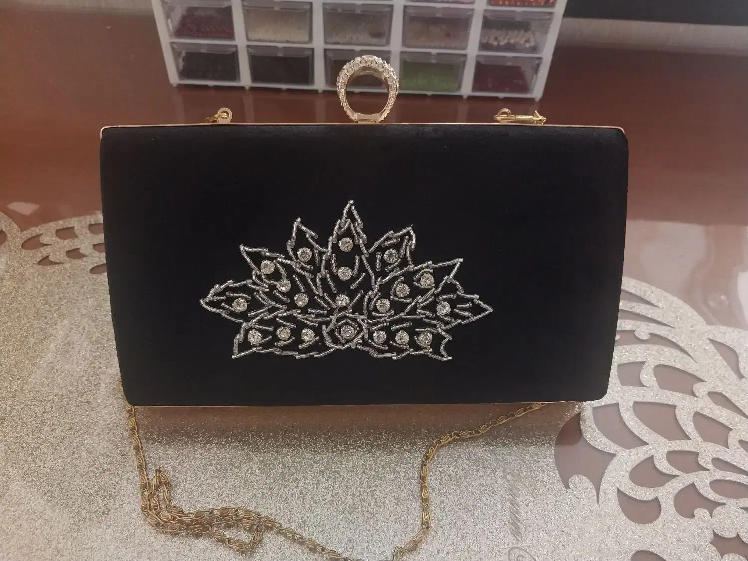 کیف جواهردوزی شده|کیف، کفش، کمربند|مهریز, |دیوار