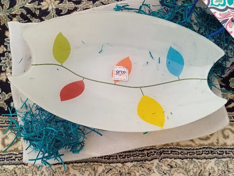 ظرف شیشه‌ای طرح برگ برند Arcofam|ظروف سرو و پذیرایی|شاهین‌شهر, گرگاب|دیوار