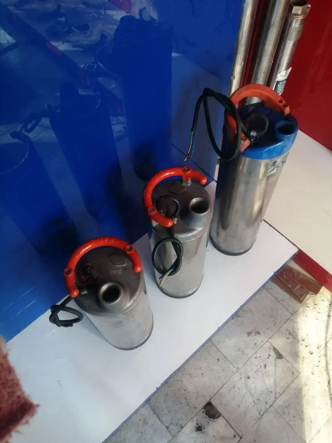 پمپ کفکش90و65و45متری برند رادپمپ استیل|ماشین‌آلات صنعتی|فردیس, شهرک شهید حسینی|دیوار