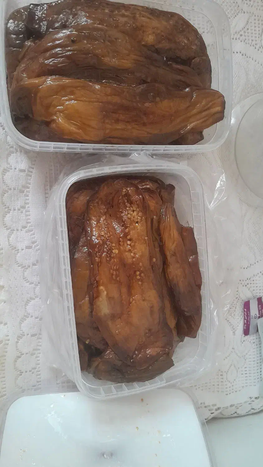 محصولات خانگی.بادمجان سرخ شده  .پیاز سرخ شده|خوردنی و آشامیدنی|تهران, شهرک ولیعصر شمالی|دیوار