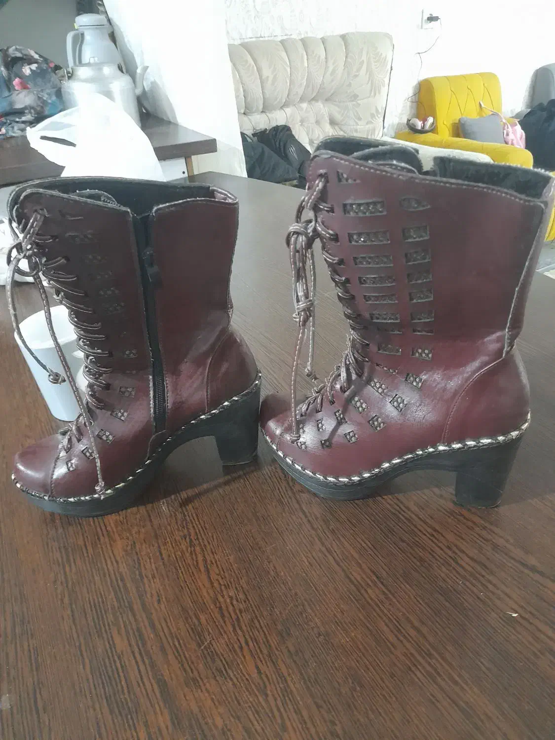 چکمه زرشکی|کیف، کفش، کمربند|مشهد, نوید|دیوار