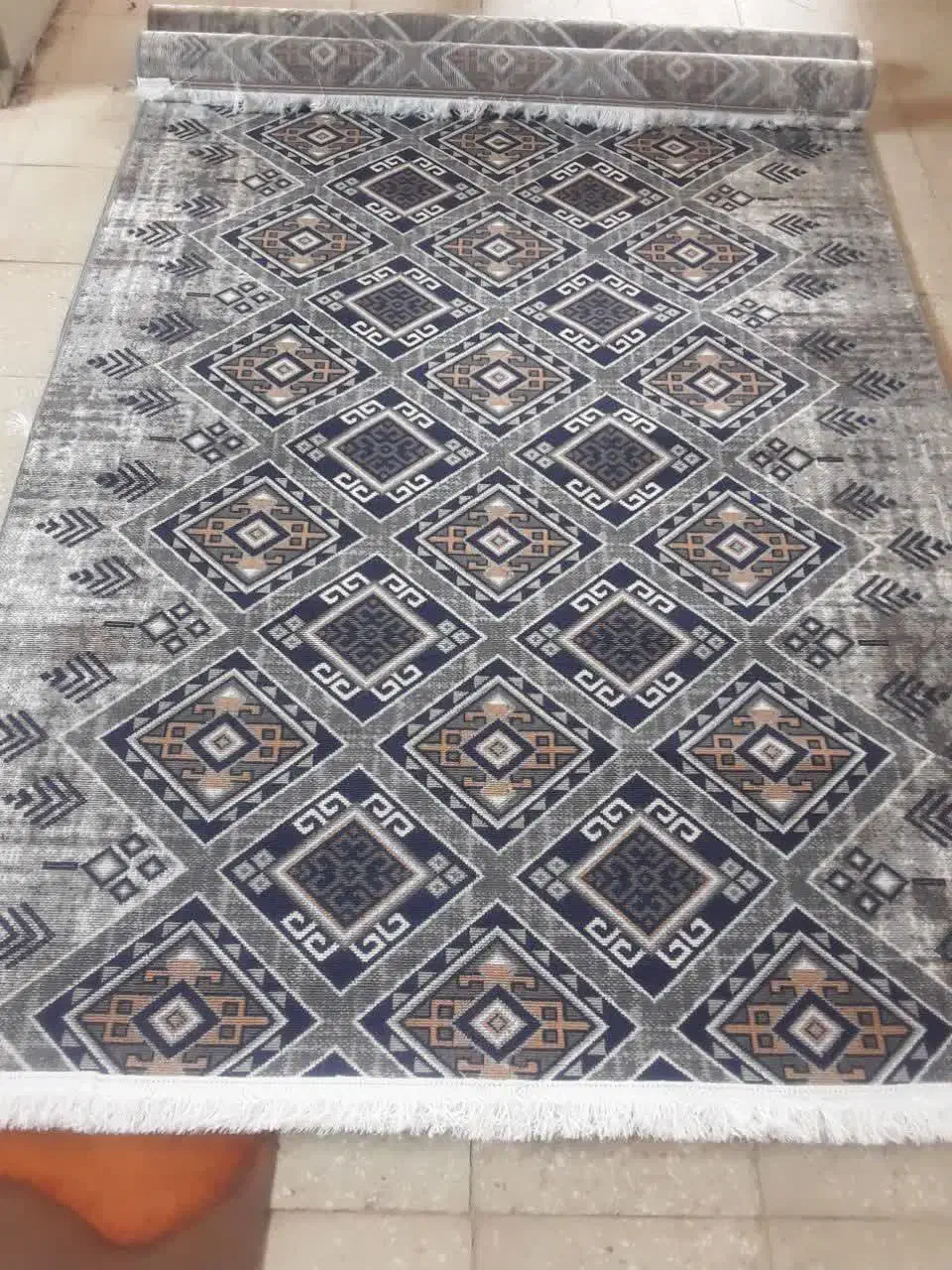 کناره عرض ۱متر|گلیم، جاجیم، گبه|کاشان, پاقپان|دیوار