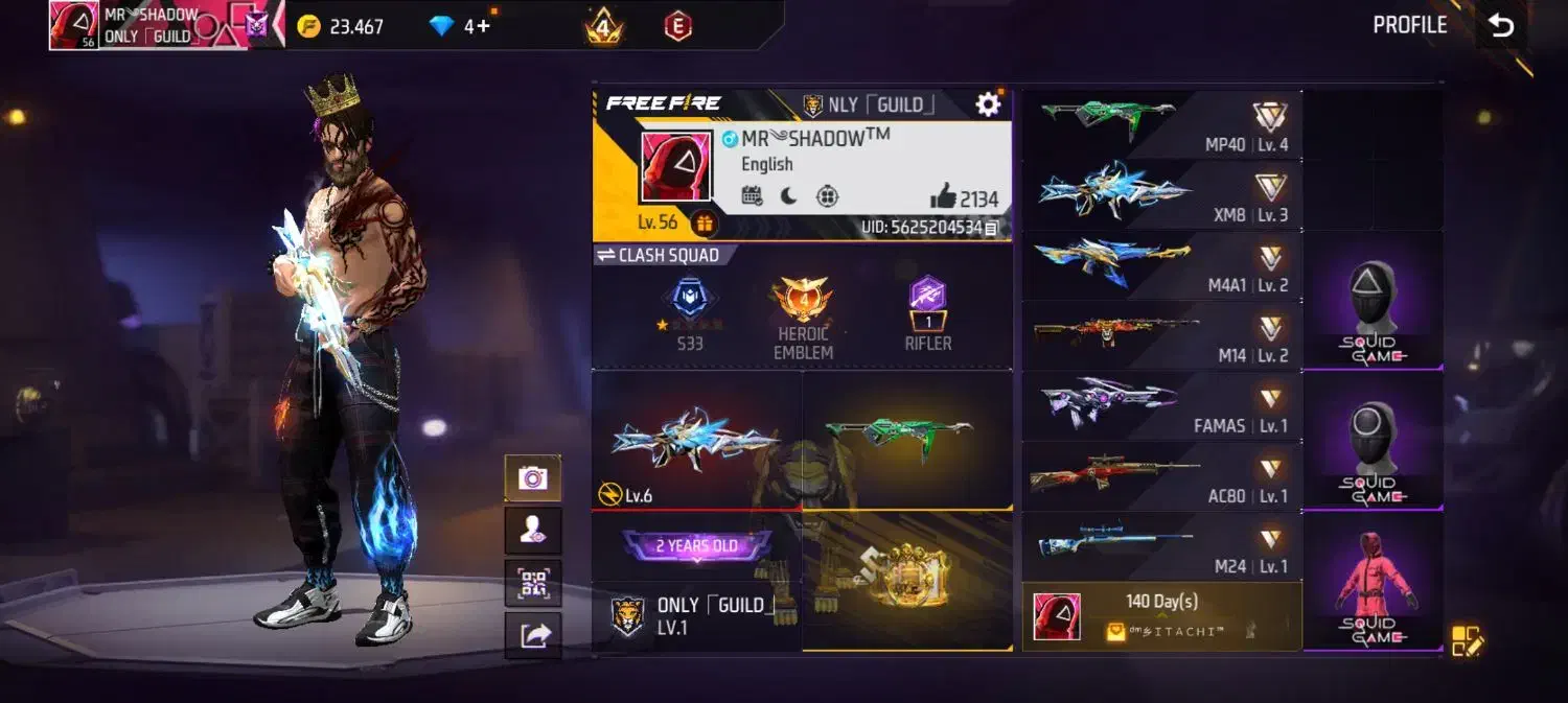 فروش اکانت فری فایر|کنسول، بازی ویدئویی و آنلاین|اصفهان, مفتح|دیوار