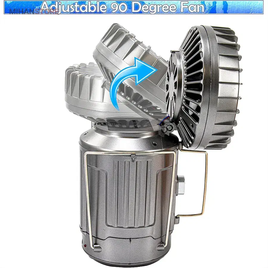 چراغ کمپینگ خورشیدی دارای پنکه و پاوربانک|کوهنوردی و کمپینگ|کرج, عظیمیه|دیوار