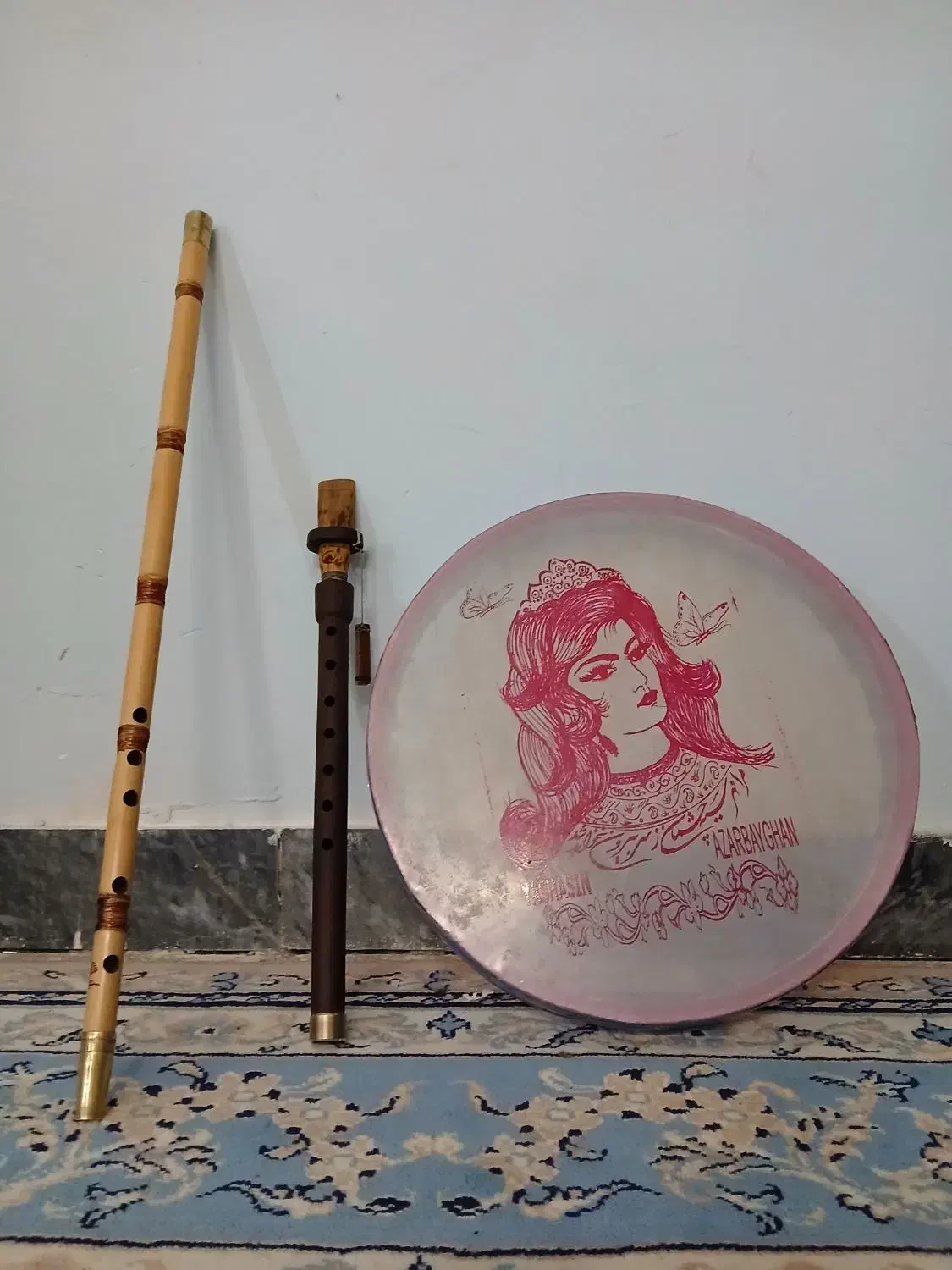 ساز بالابان چوب اناب فروشی|سازهای بادی|کمیجان, |دیوار