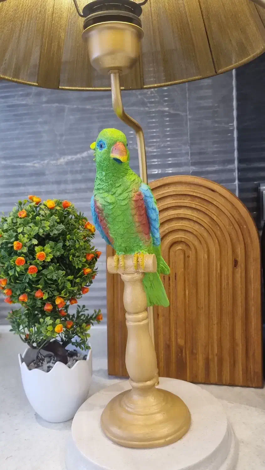 آباژور رومیزی طوطی|چراغ خواب و آباژور|تهران, امامت|دیوار