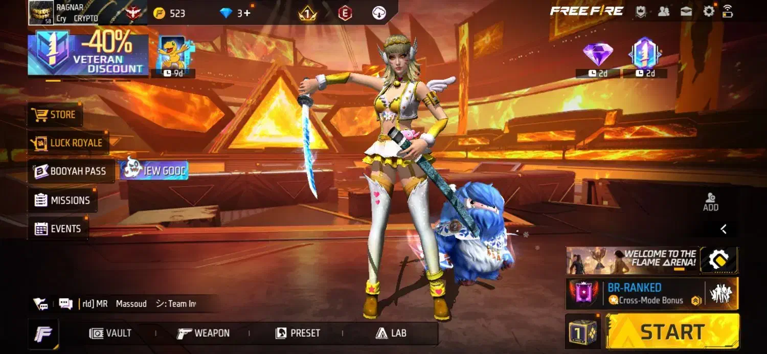 اکانت فری فایر|کنسول، بازی ویدئویی و آنلاین|کوهنانی, |دیوار