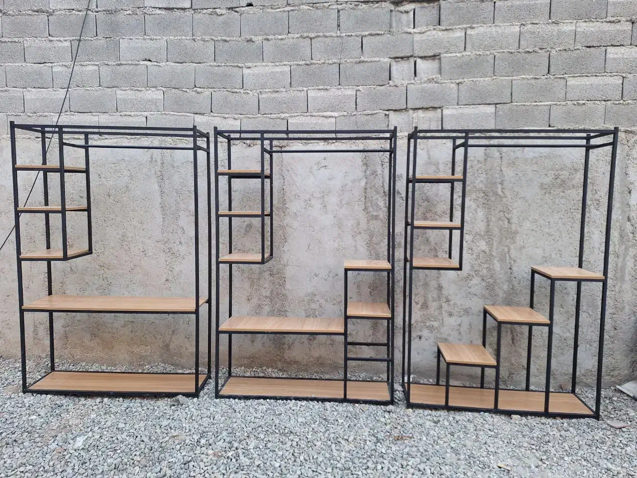 رگال ویترین استند شلف فلزی|کتابخانه، شلف، قفسه‌های دیواری|رباط‌کریم, رباط‌کریم|دیوار