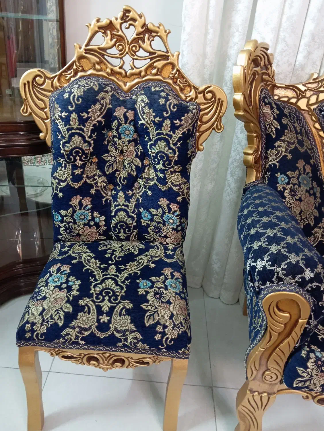 مبل سلطنتی نه نفره|مبلمان خانگی و میز عسلی|تهران, راه آهن|دیوار