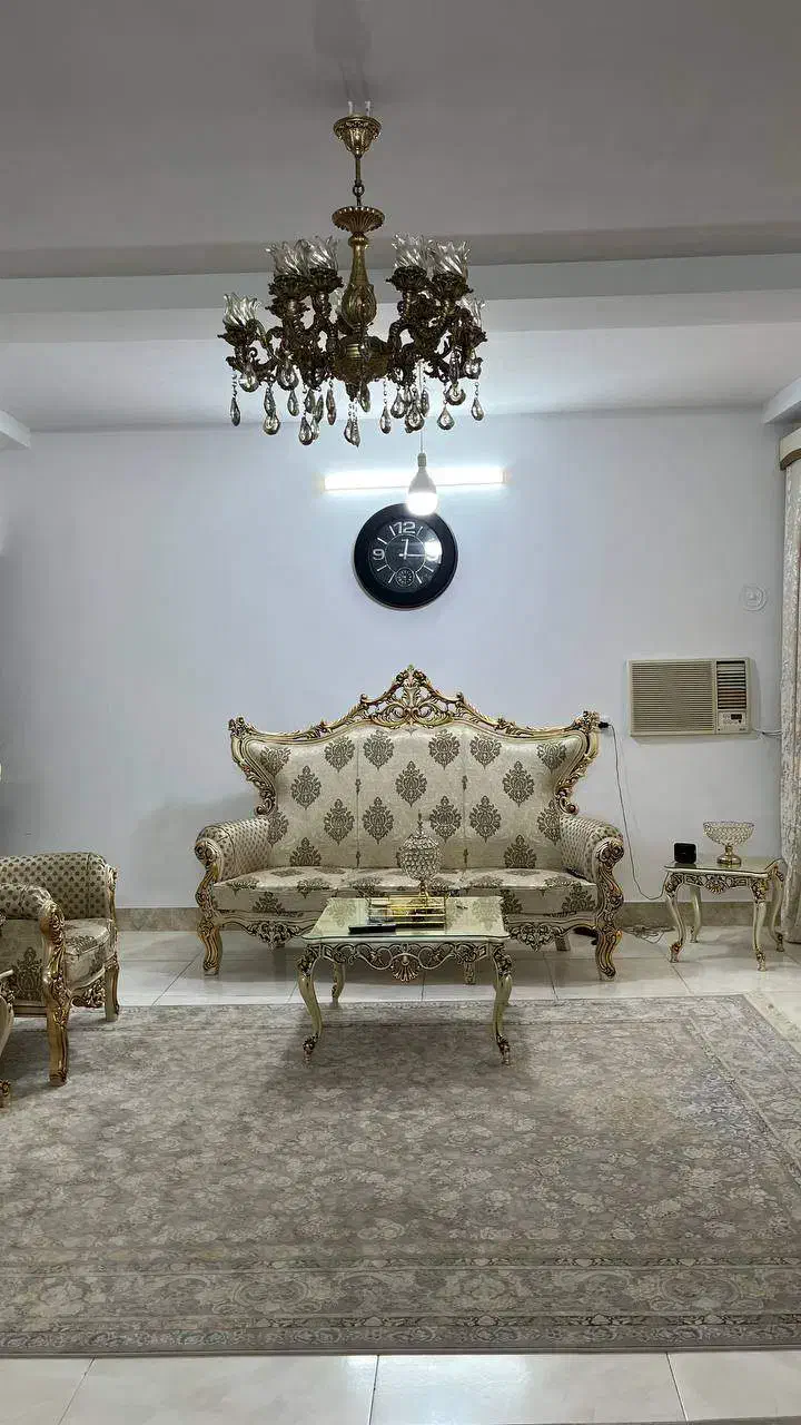 مبل سلطنتی ۹نفره|مبلمان خانگی و میز عسلی|قائم‌شهر, |دیوار