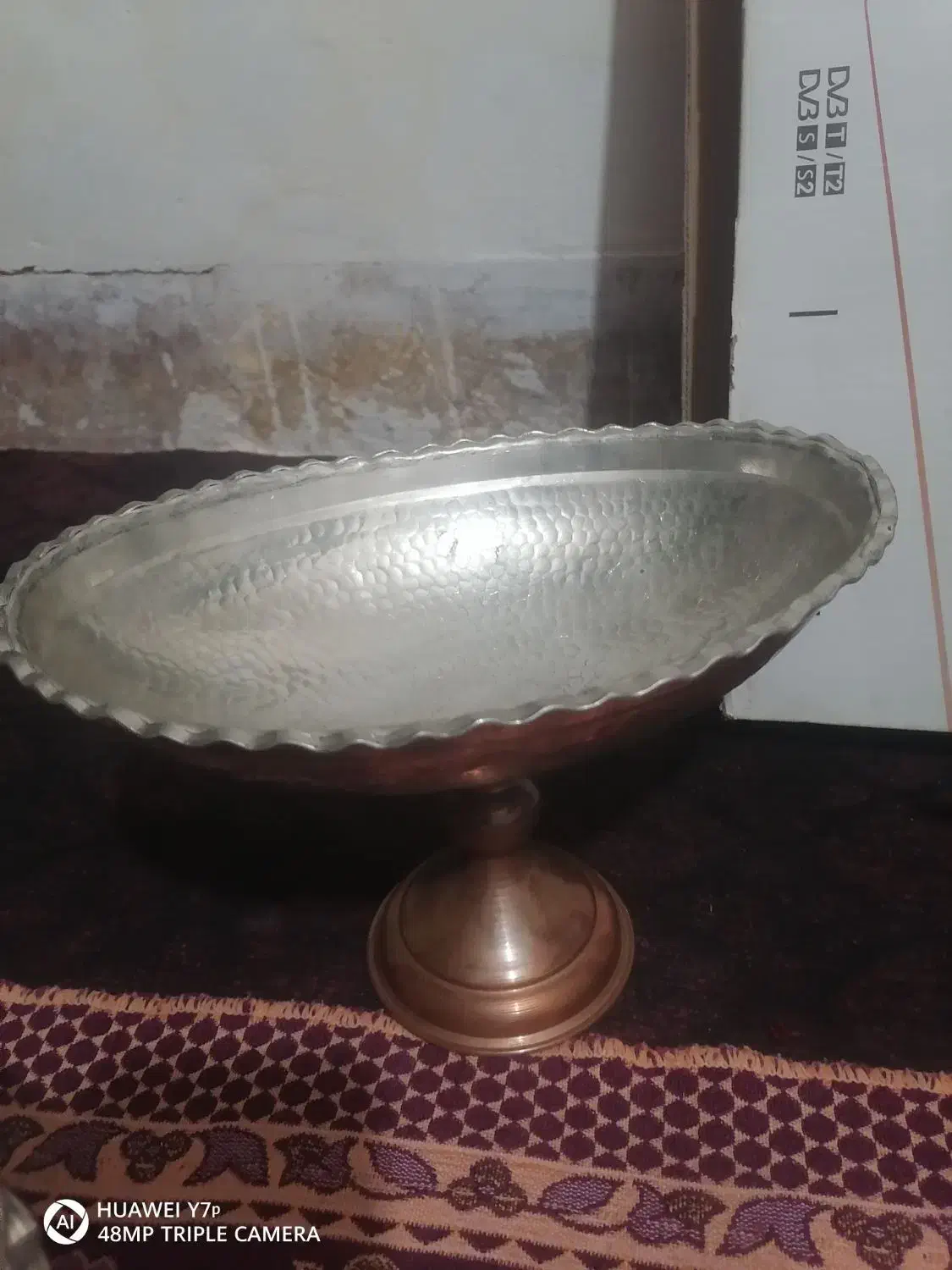 کاسه مسی|کلکسیون اشیاء عتیقه|بیرجند, |دیوار