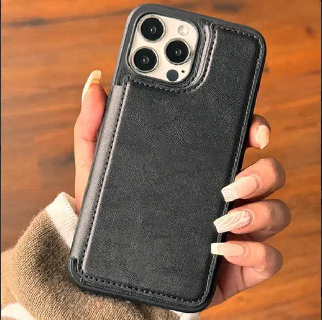 قاب چرمی جاکارتی دار آیفون ۱۲/۱۲ پرو|لوازم جانبی موبایل و تبلت|ساری, |دیوار