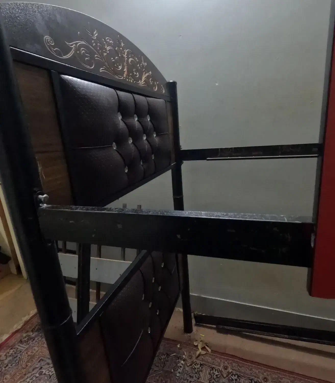 تخت خواب فلزی دو طبقه|تخت و سرویس خواب|گرگان, |دیوار