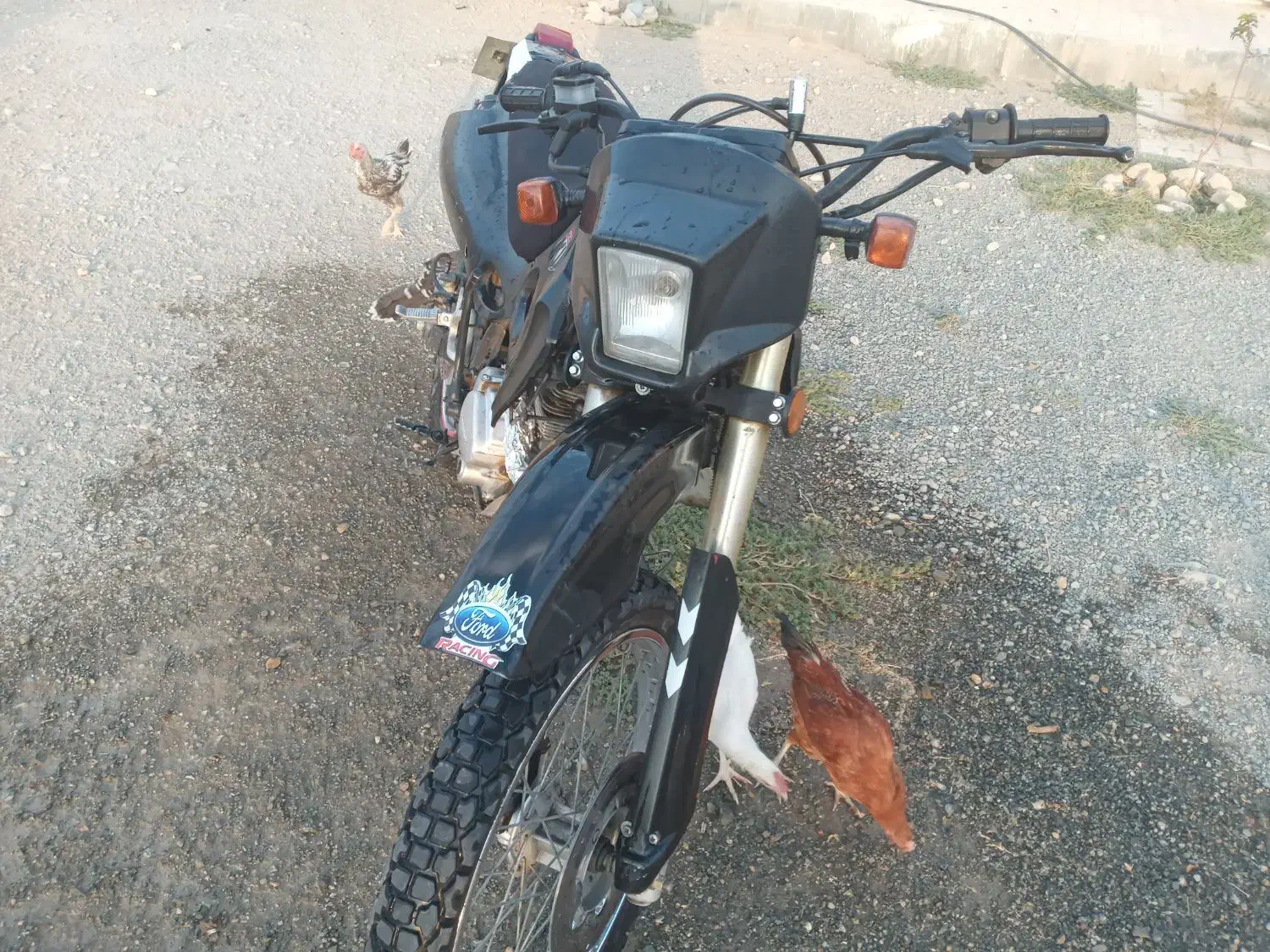 موتور تریل پیشرو 200cc مشکی|موتورسیکلت|صحنه, |دیوار