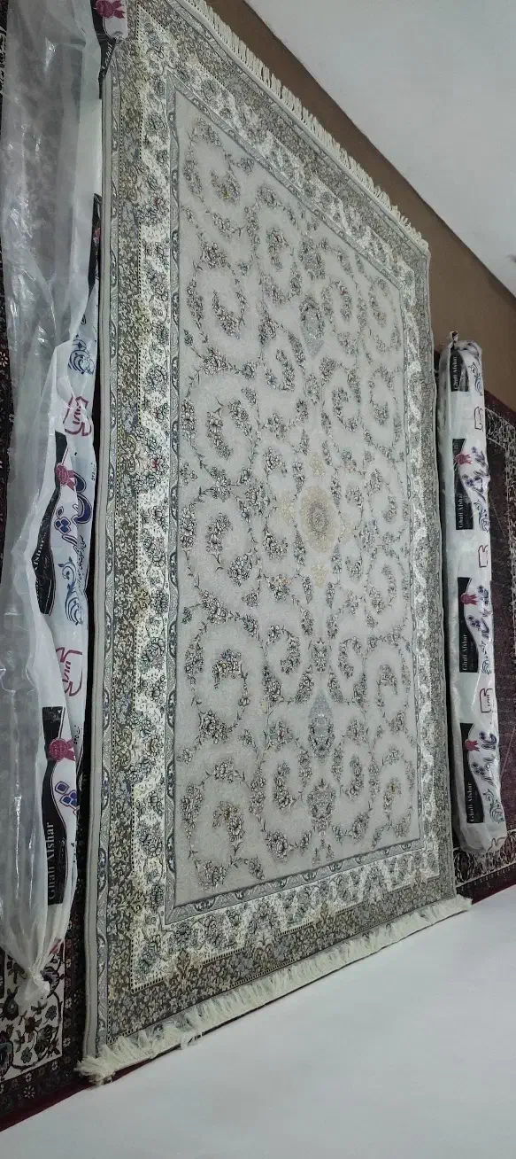 دو تخته فرش 9 متری نو|فرش|زنجان, |دیوار