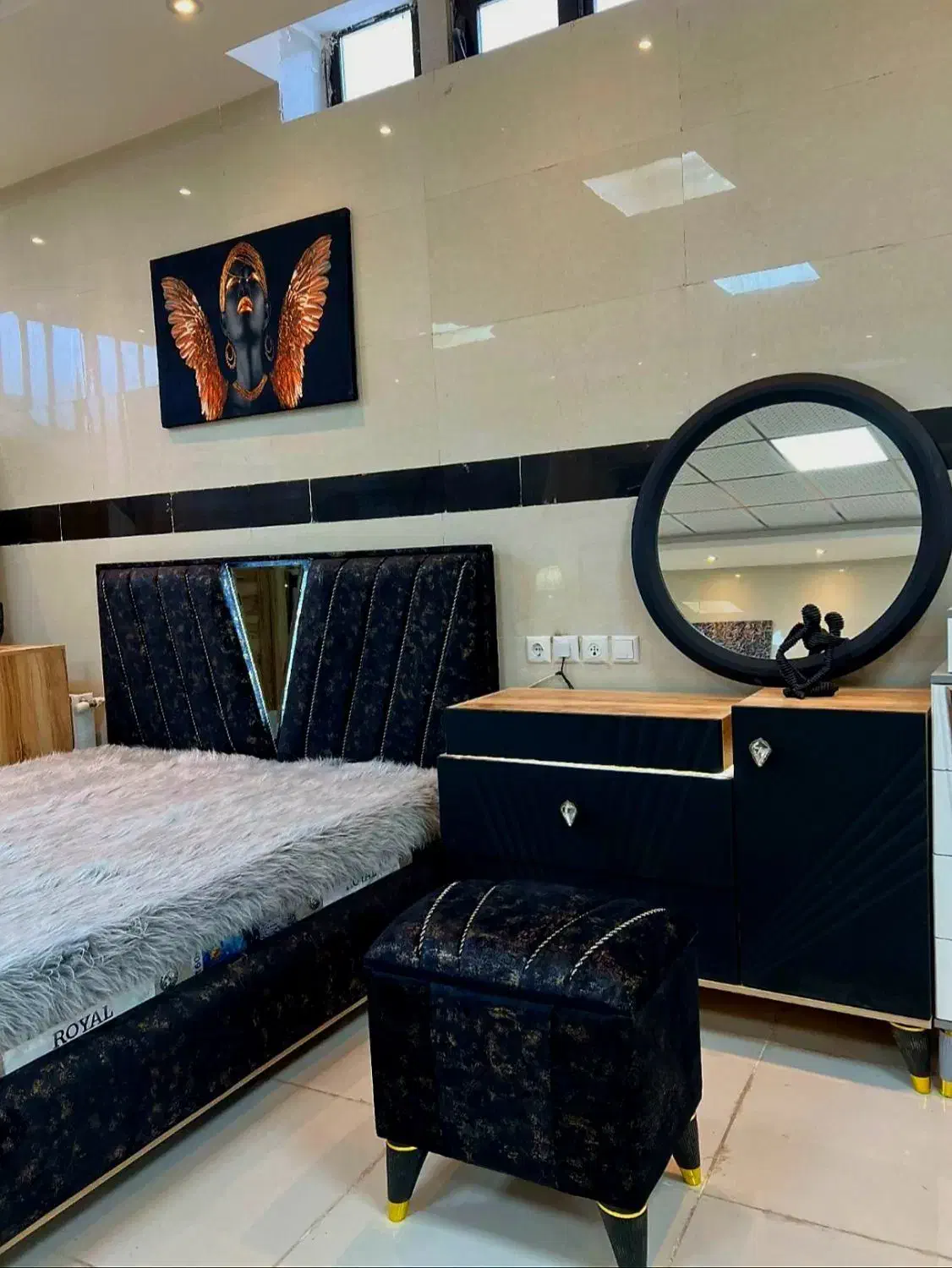 سرویس تخت خواب مدل ملورین دو و تک نفره|تخت و سرویس خواب|چهاردانگه (تهران), |دیوار