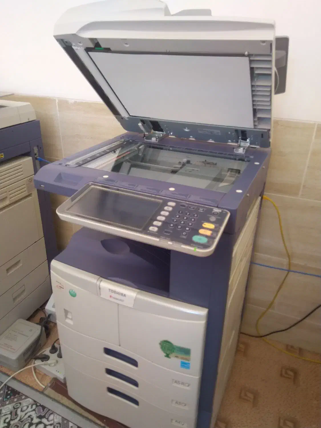 توشیبا 457 سیاه سفید|پرینتر، اسکنر، کپی، فکس|تفت, |دیوار