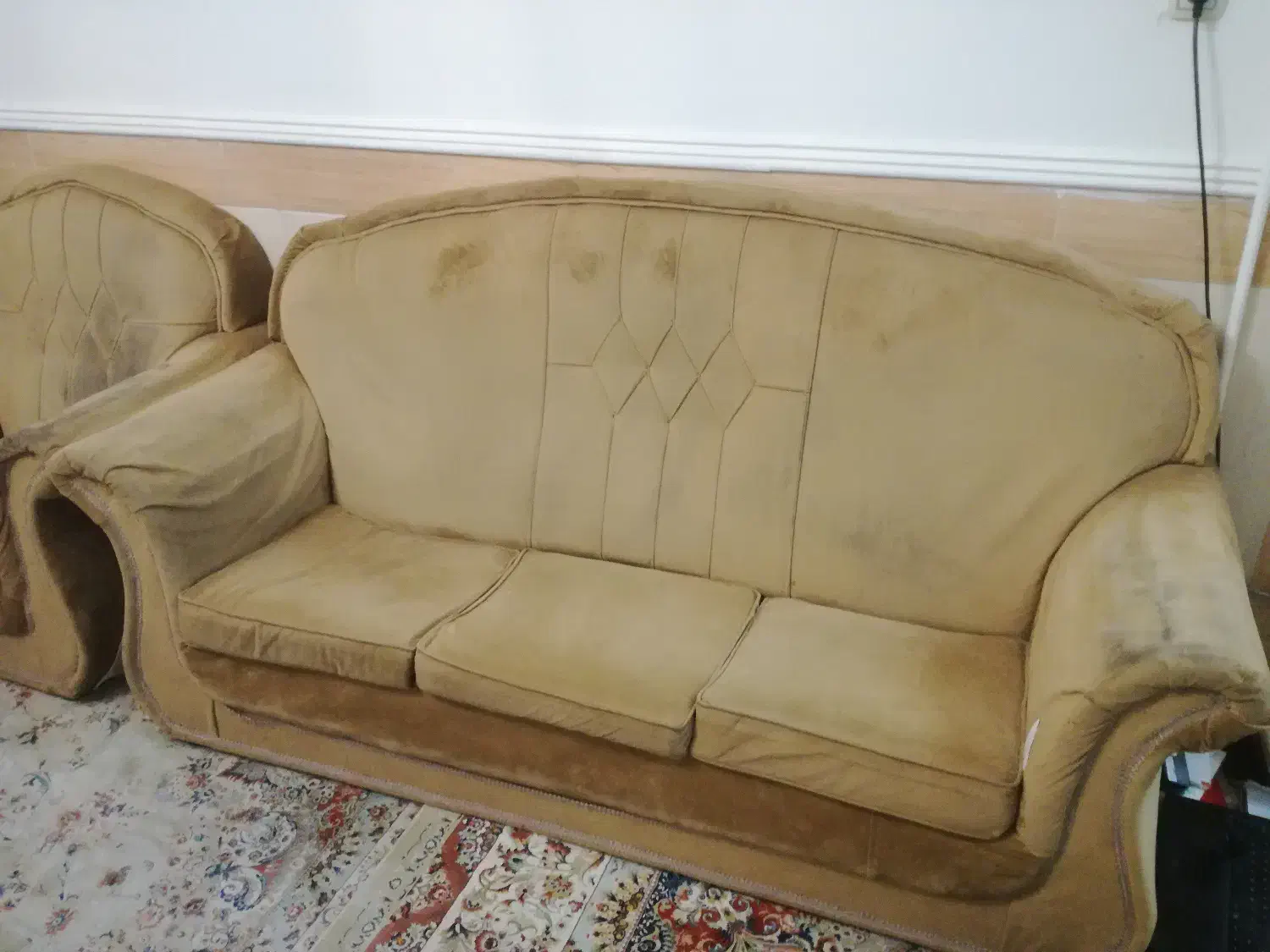 مبل 7 نفره|مبلمان خانگی و میز عسلی|قم, باجک سه|دیوار