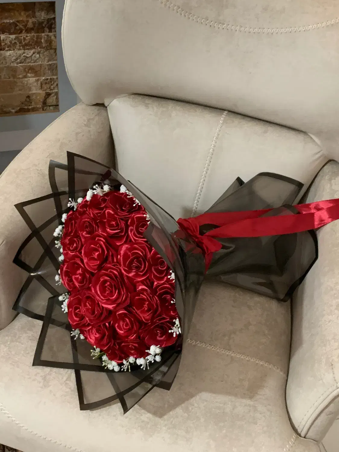 ۳۰شاخه با ژیپسوفیلا|گل مصنوعی|ارومیه, |دیوار