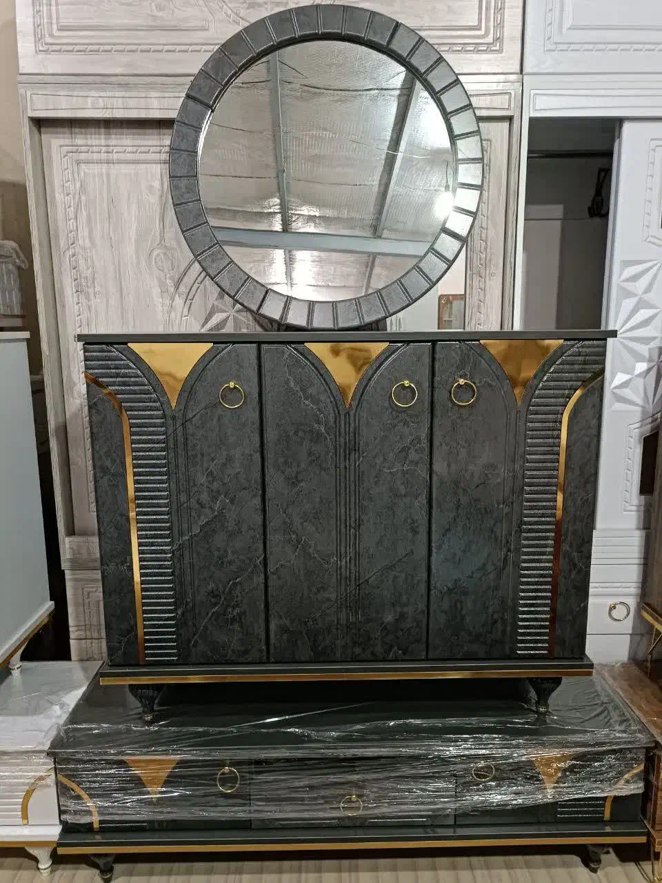 آینه کنسول کد۴۷،میز تلویزیون کد۴۵|بوفه، ویترین، کنسول|یزد, |دیوار