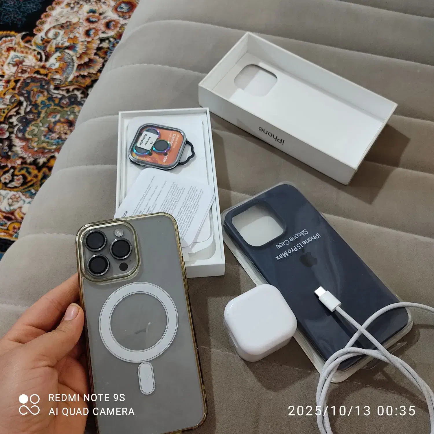 اپل iPhone 15 Pro Max با حافظهٔ ۲۵۶ گیگابایت|موبایل|کوهدشت, |دیوار