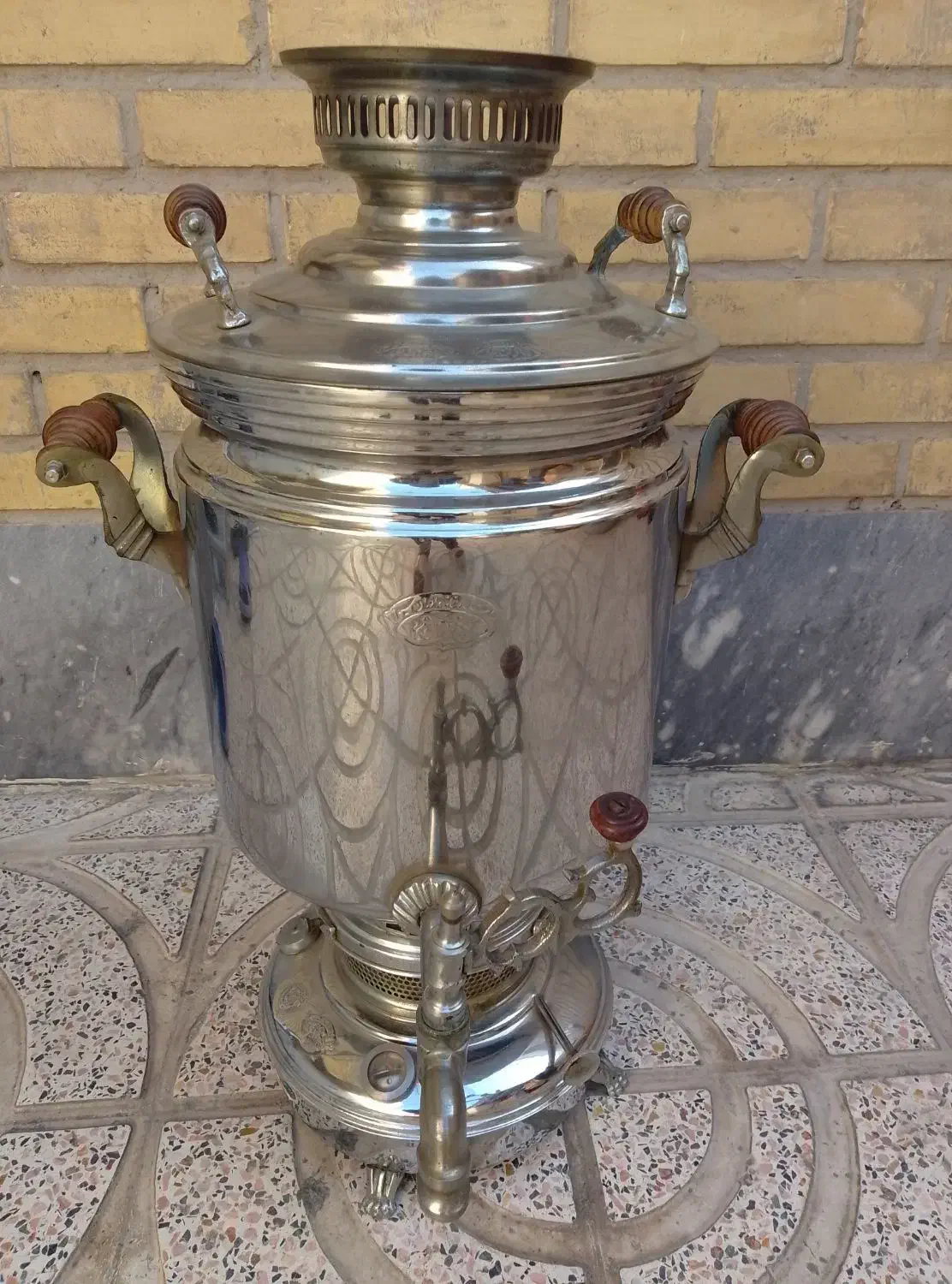 سماور نفتی قدیمی اصل 20لیتری|سماور، چای‌ساز، قهوه‌ساز|اردبیل, |دیوار