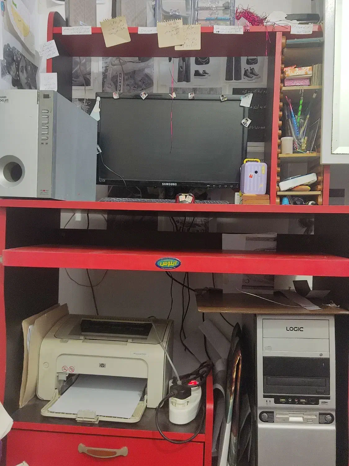 سیستم کامل کامپیوتر|رایانه رومیزی|شوشتر, |دیوار