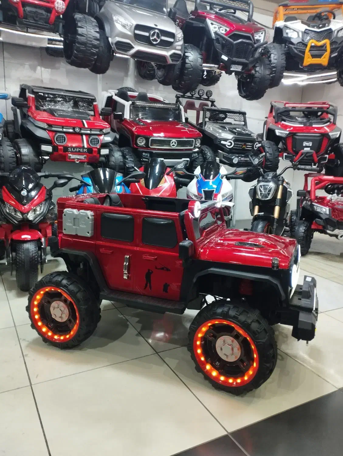 ماشین شارژی آفرودی با اقساط سه ماهه|اسباب‌‌بازی|ایلام, |دیوار