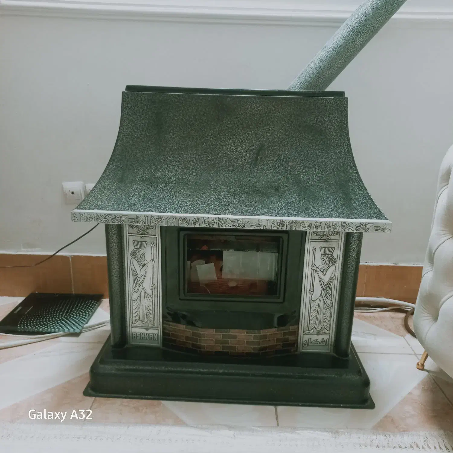 بخاری شومینه معاوضه با بخاری ساده مشکی|بخاری، هیتر، شومینه|بیرجند, |دیوار