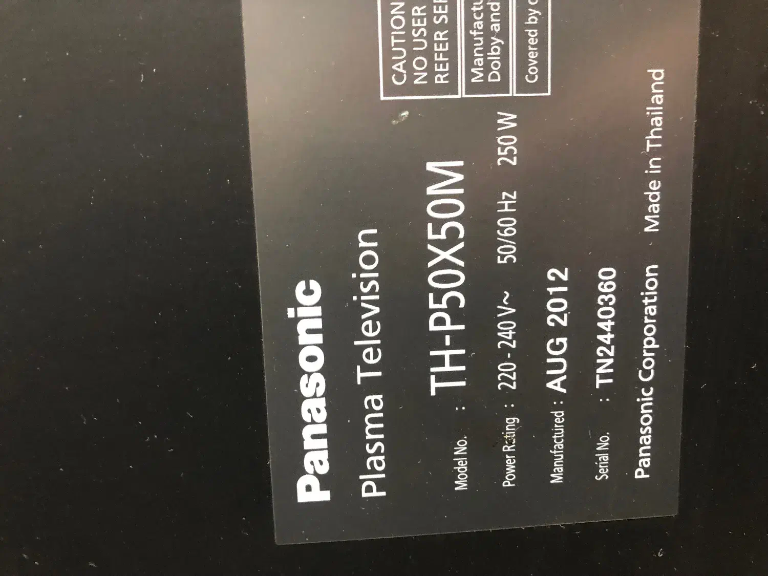 پلاسما پاناسونیک 50اینج|تلویزیون و پروژکتور|آبادان, |دیوار