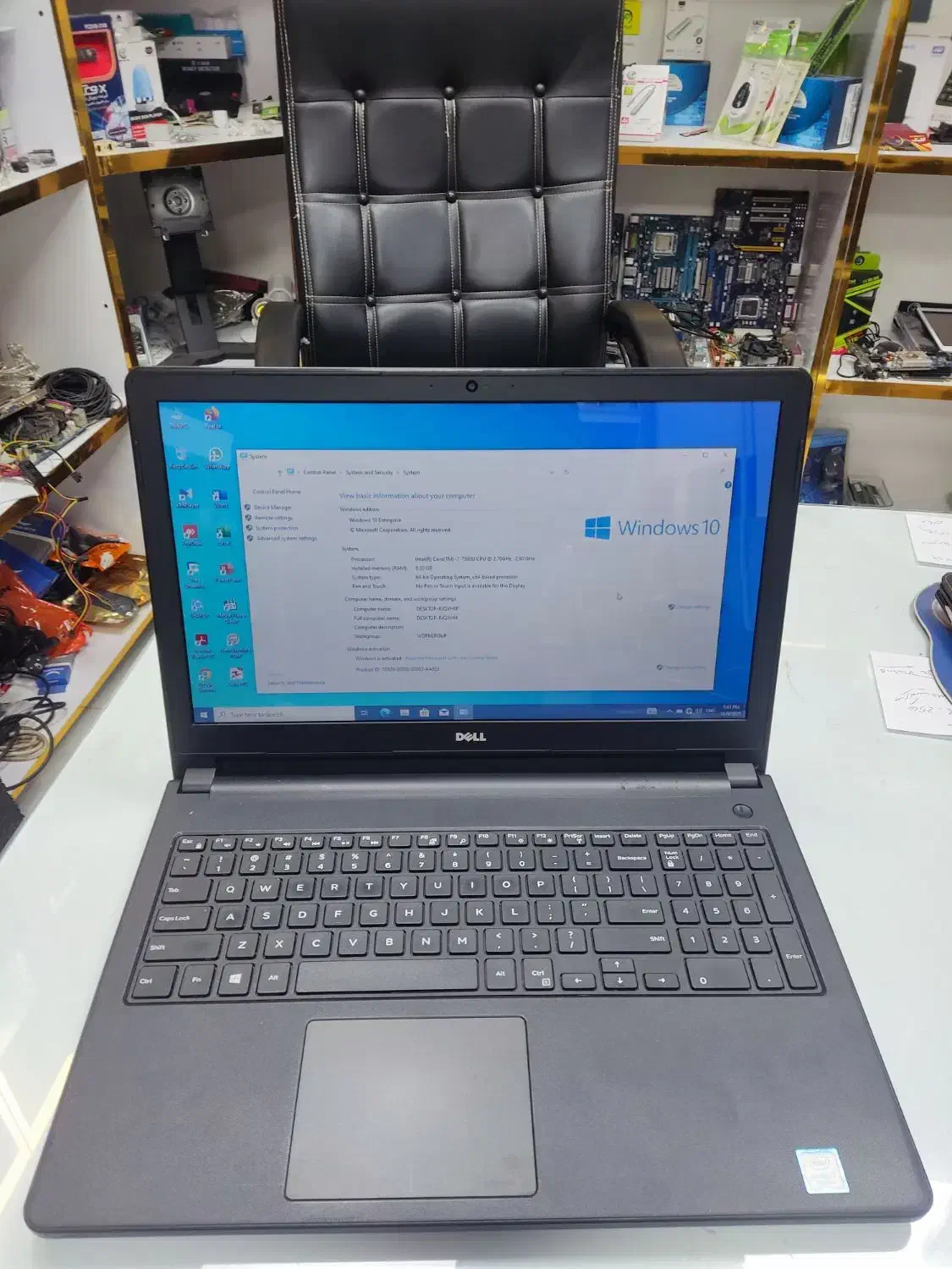 لپ تاپ dell تمییز در حد|رایانه همراه|ماکو, |دیوار