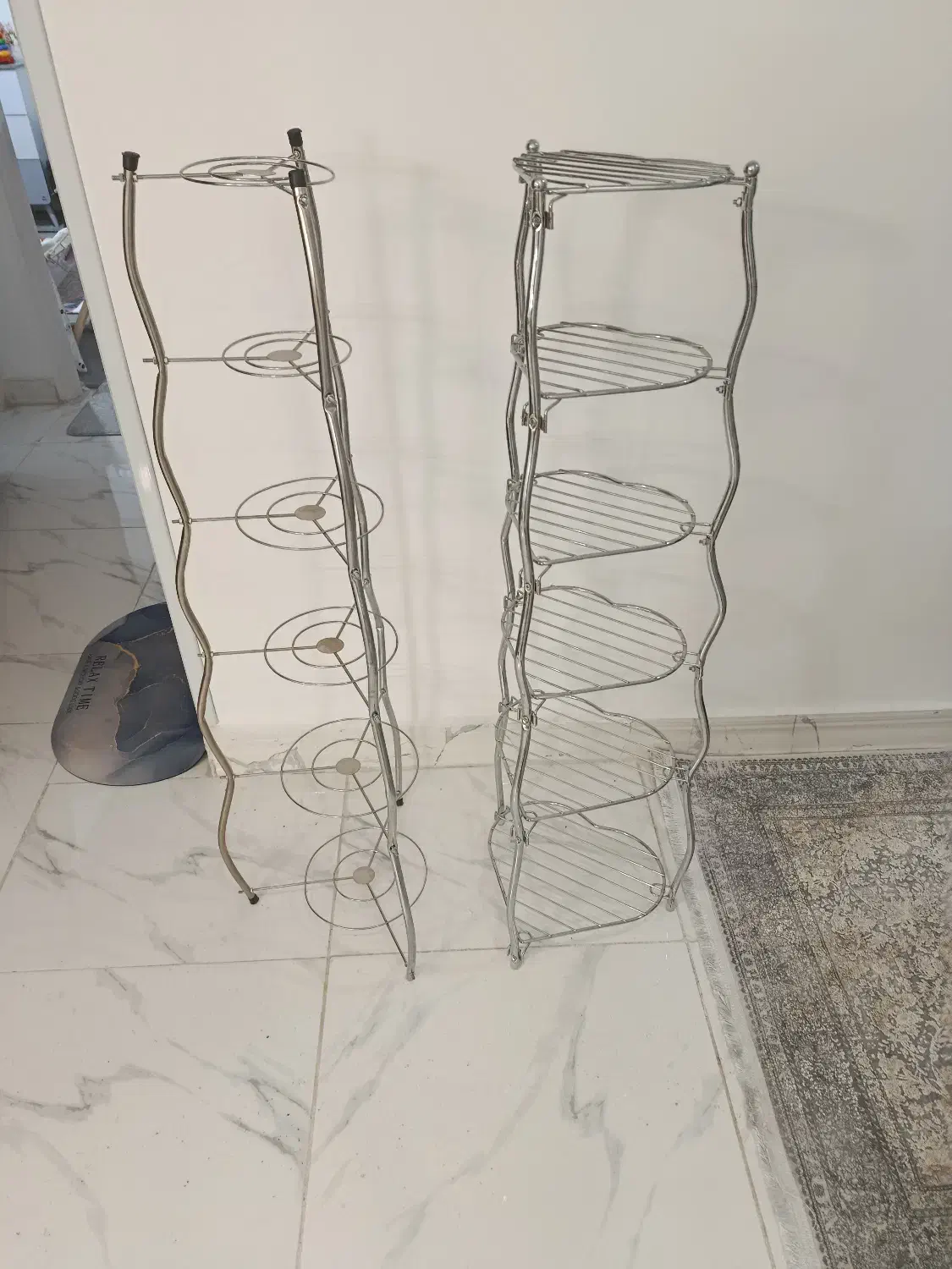 پایه قابلمه (نظم دهنده) استیل ۶ طبقه|آبچکان و نظمدهنده ظروف|زاهدان, |دیوار