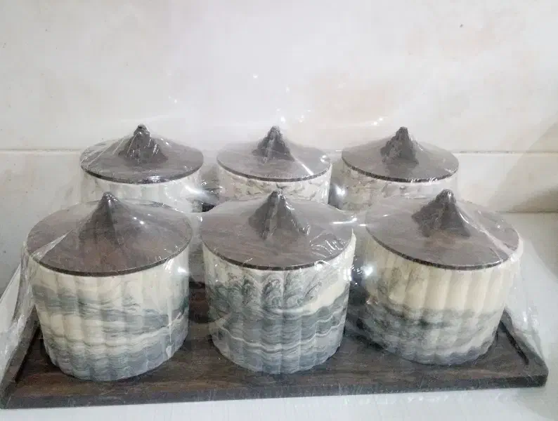 جا ادویه در چوبی سنگ مصنوعی|صنایع دستی و سایر لوازم تزئینی|اصفهان, قهجاورستان|دیوار