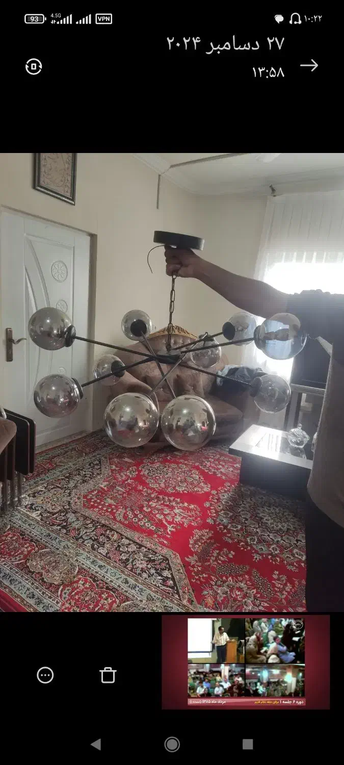 فروش صندلی برقی میز ناخن لوستر رینگ لایت|آرایشگاه و سالنهای زیبایی|آمل, |دیوار