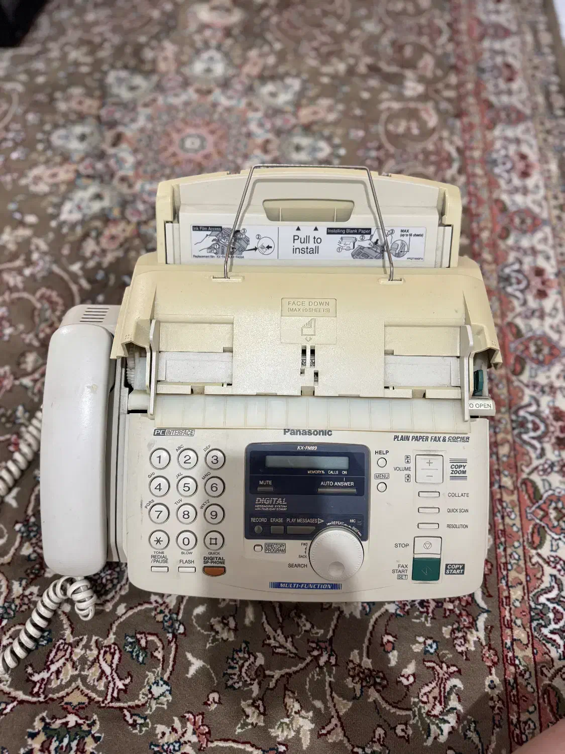 فکس و کپی پاناسونیک، تمیز و کامل|پرینتر، اسکنر، کپی، فکس|ساری, |دیوار