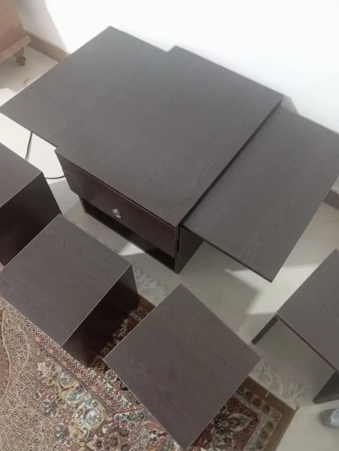 جلو مبلی چهارتکه همراه تخته نرد|مبلمان خانگی و میز عسلی|رامسر, |دیوار