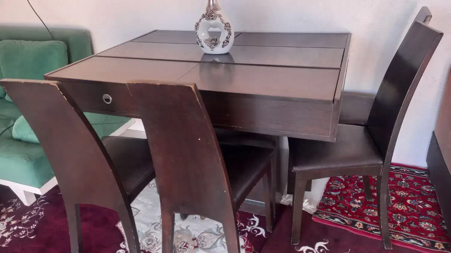 میز ناهار خوری ۴ نفره|میز و صندلی غذاخوری|نیشابور, مازول|دیوار