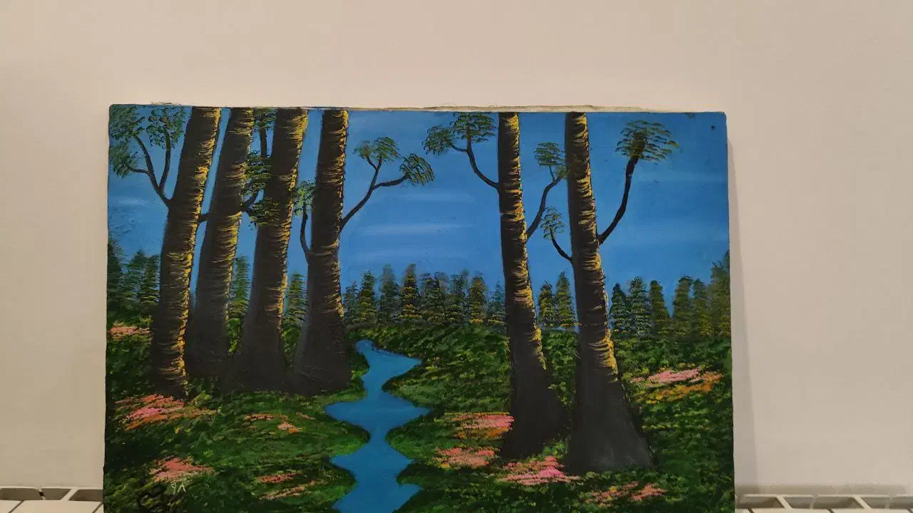 تابلوی نقاشی کار دست با ابرنگ|تابلو، نقاشی، عکس|محمودآباد, |دیوار