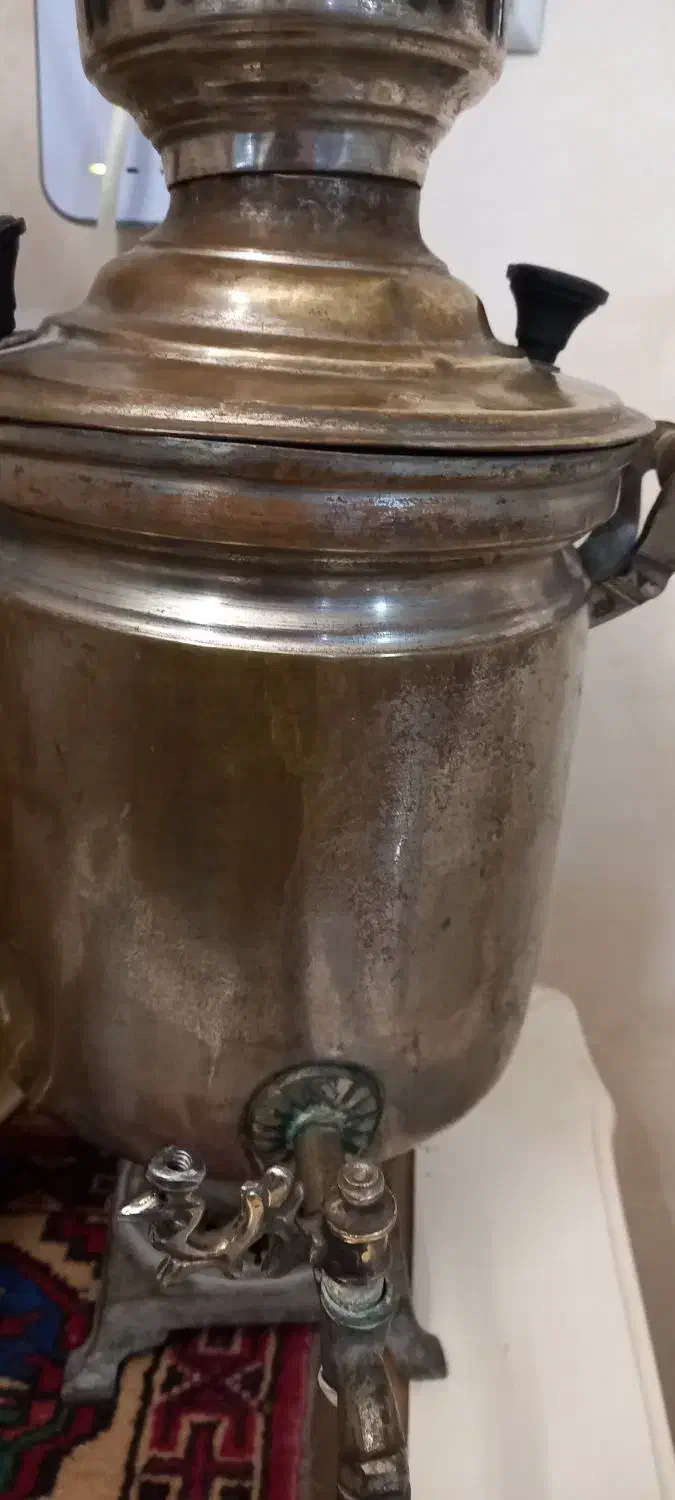 سماور زغالی قدیمی|کلکسیون اشیاء عتیقه|مشهد, نیروی هوایی|دیوار