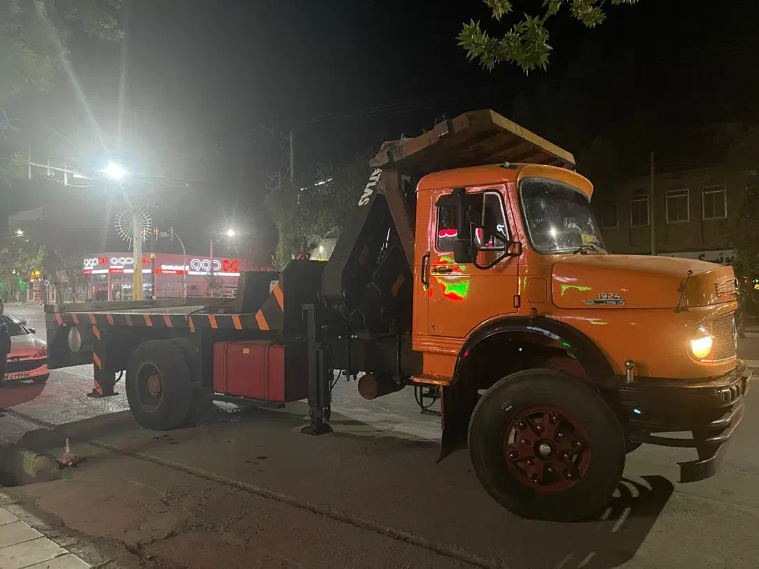 فروش جرثقیل بنز تک اطلس ده تن|خودرو سنگین|بجنورد, |دیوار