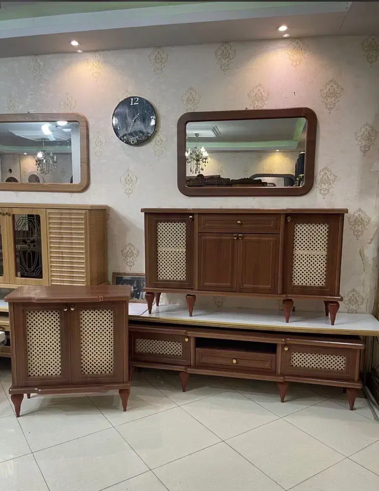 فروش ست حصیری میز تلویزیون کنسول جاکفشی اقساطی|میز تلویزیون|کرمانشاه, |دیوار