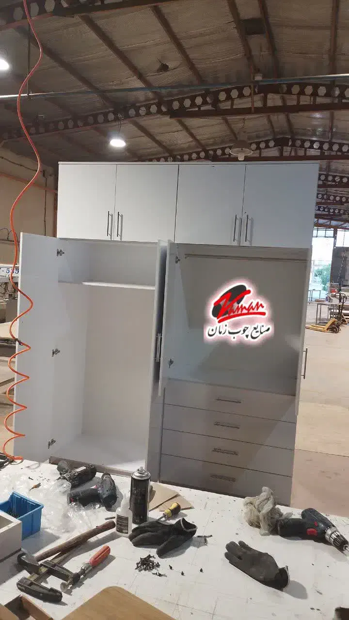 کمد دیواری آماده ۴ کشو مدل پلوتن کد ۱۷۷|جاکفشی، کمد، دراور|پرند, فاز ۰|دیوار