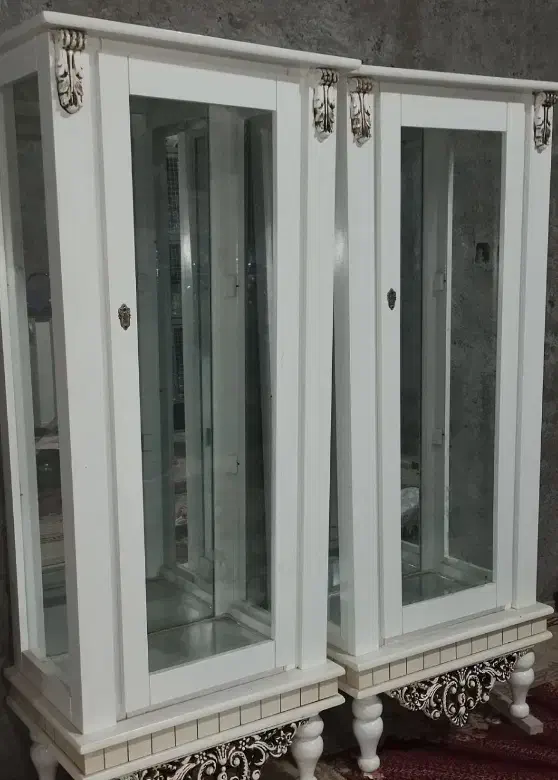 دو عدد مینی بوفه|بوفه، ویترین، کنسول|میانه, |دیوار